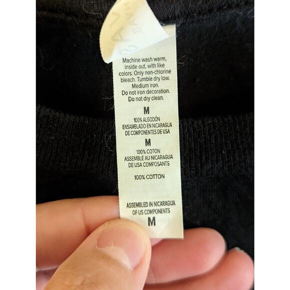 NWOT MXMS Me & My Shadow Band Paris NO. 666 Long Fit T-shirt Mini Dress Unisex M - Picture 6 of 6